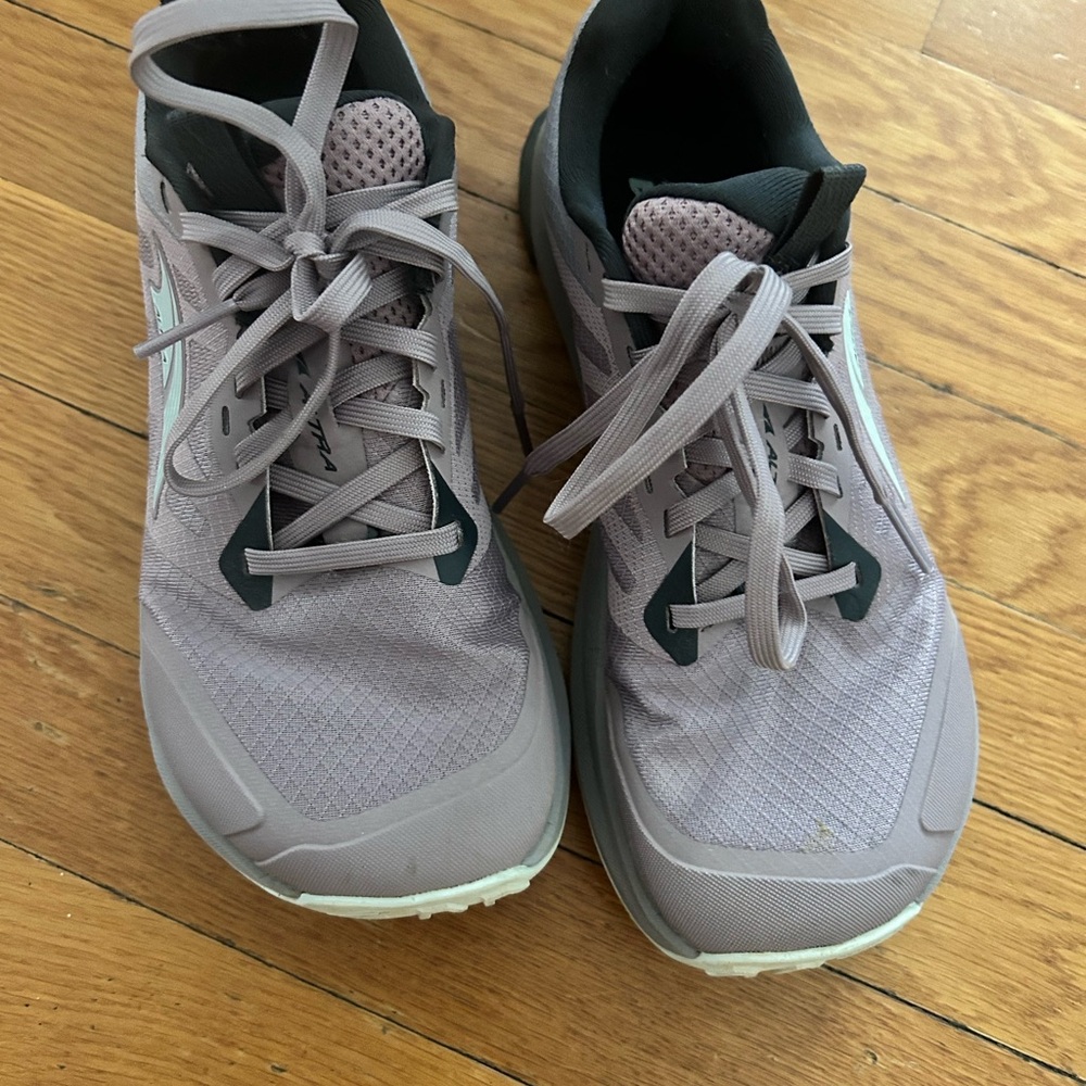Altra Women's Athletic Trail shoes in Light Purple and Black
